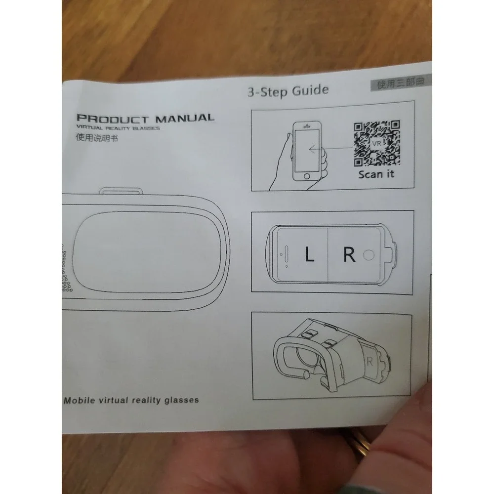 VR Box Virtual Reality 3D Glasses Selfie Game Music‎ Movie Android Windows IOS